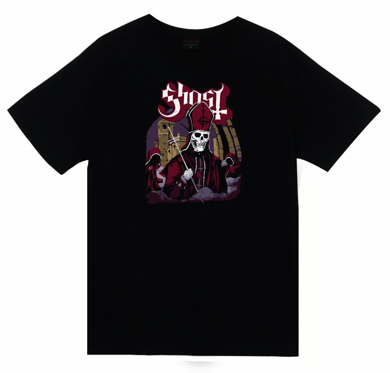 Ghost Baskılı T-shirt