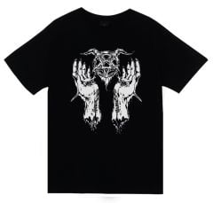 Pentagram Baskılı T-shirt