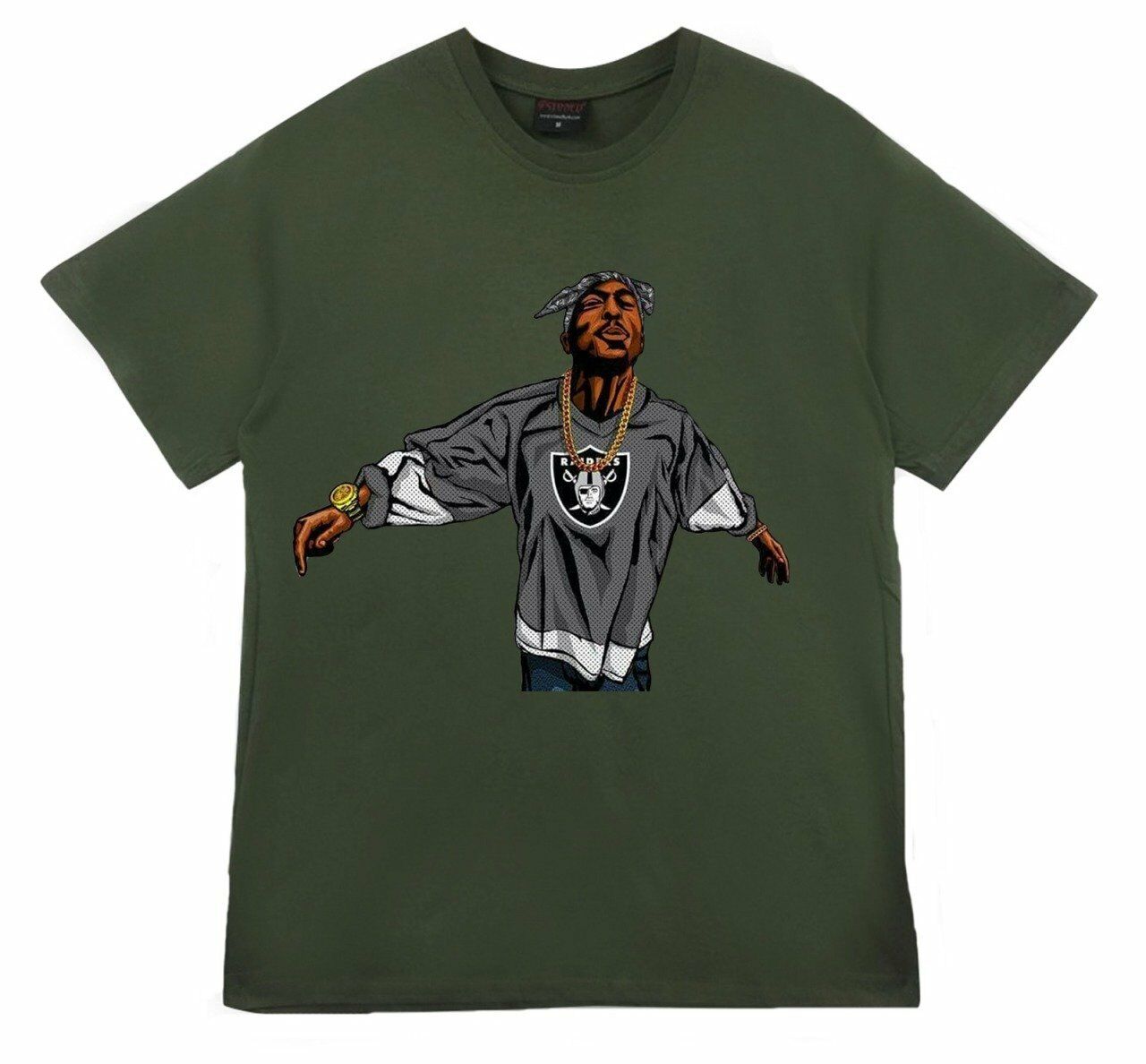 Tupac Shakur Tişört Baskılı T-shirt