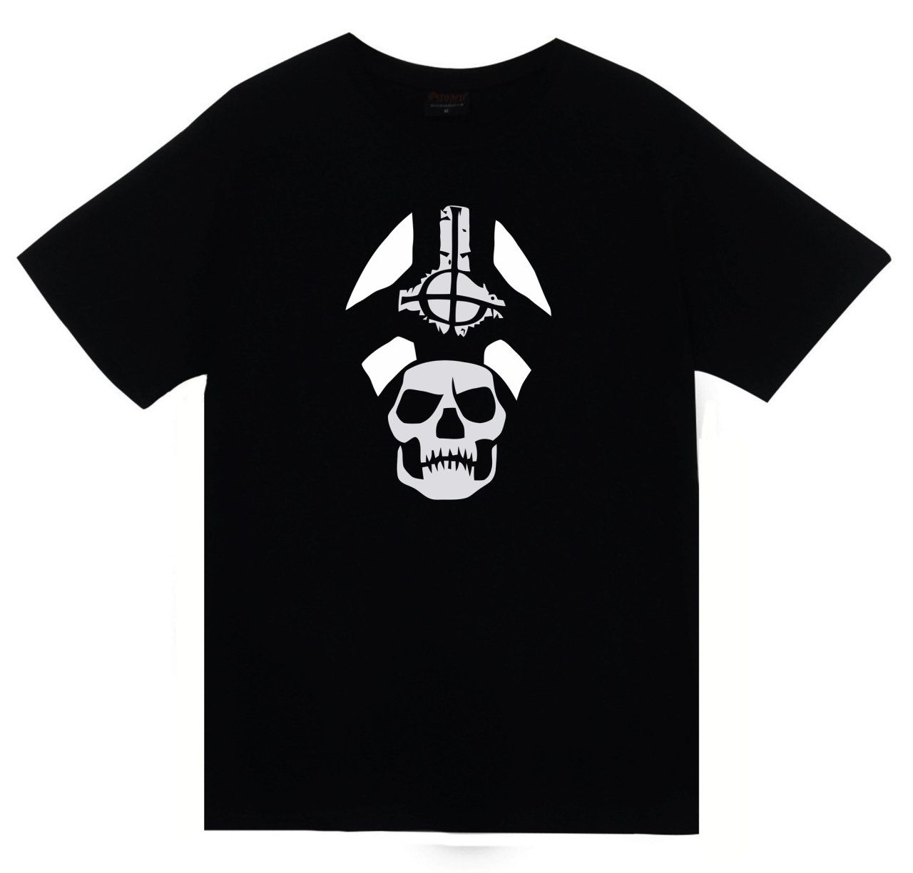 Ghost Baskılı T-shirt