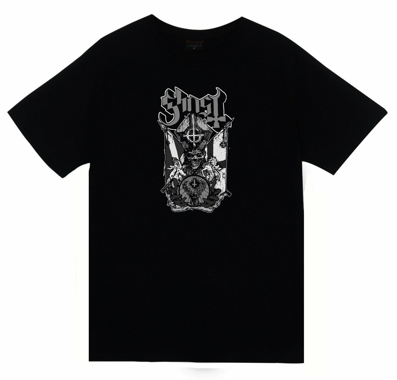 Ghost Baskılı T-shirt
