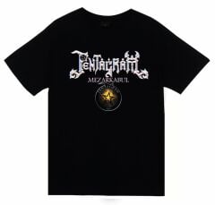 Pentagram Baskılı T-shirt