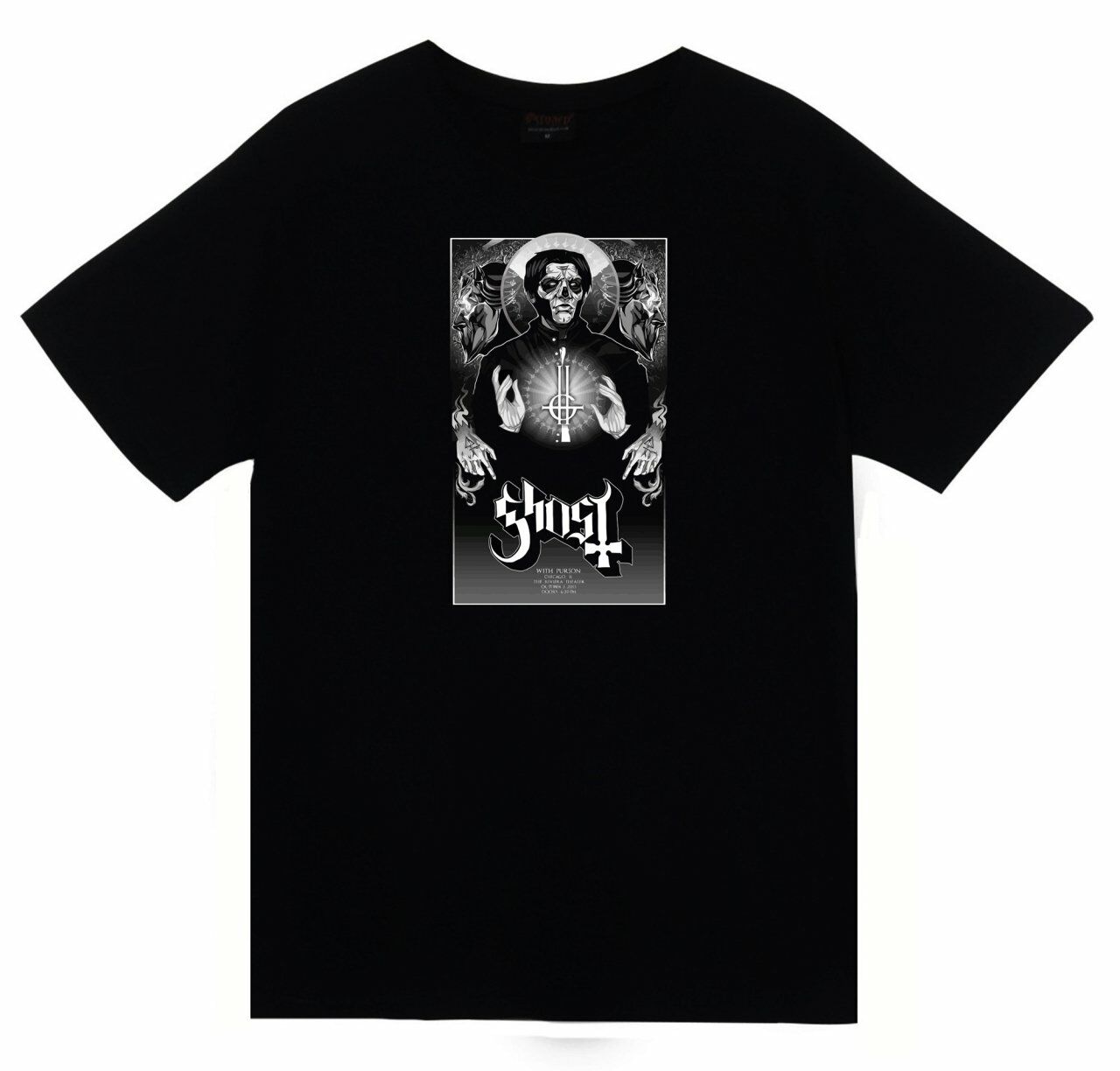 Ghost Baskılı T-shirt