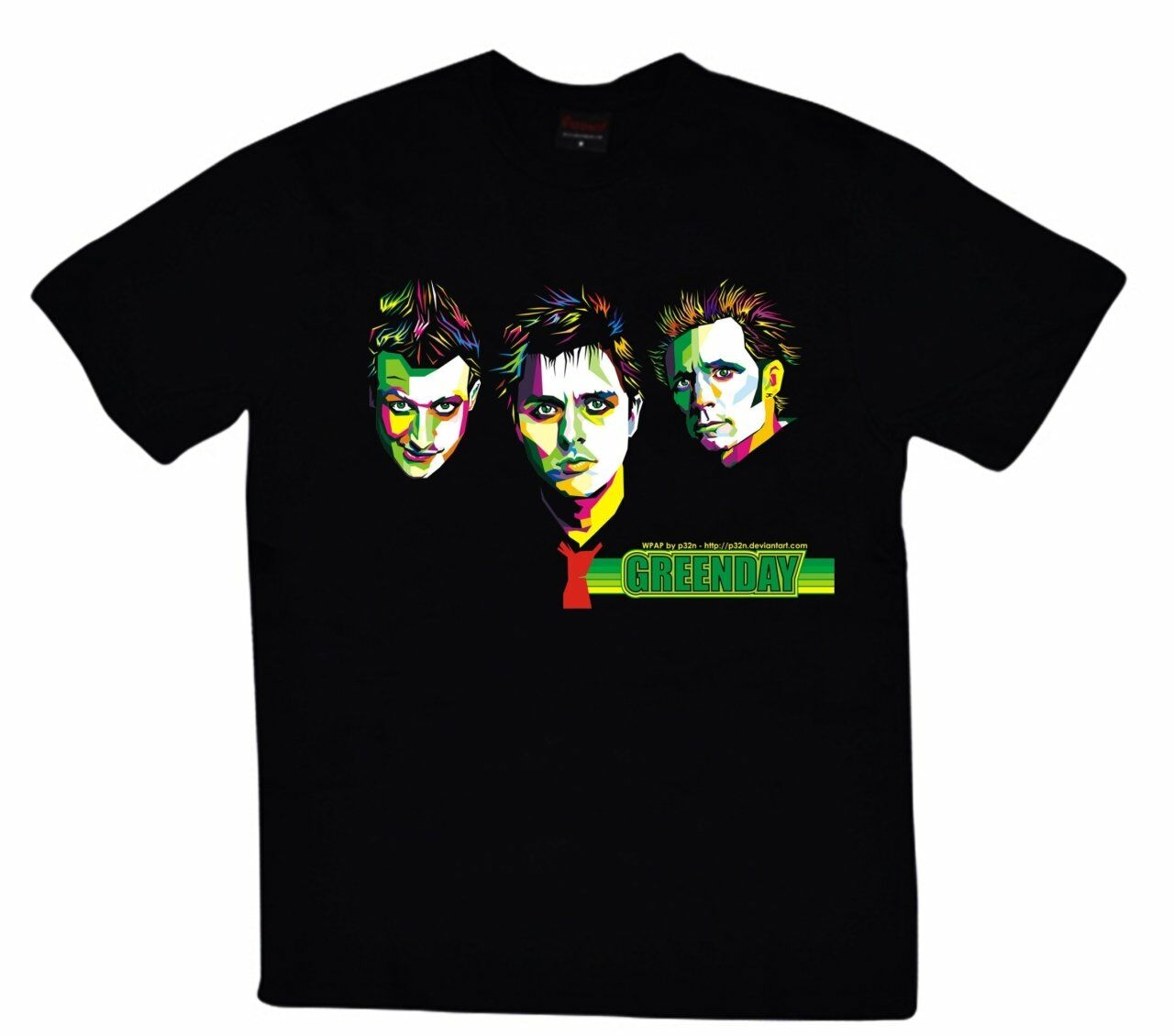 Green Day Baskılı T-shirt