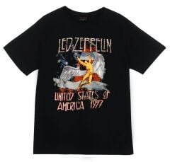 Led Zeppelin Baskılı T-shirt
