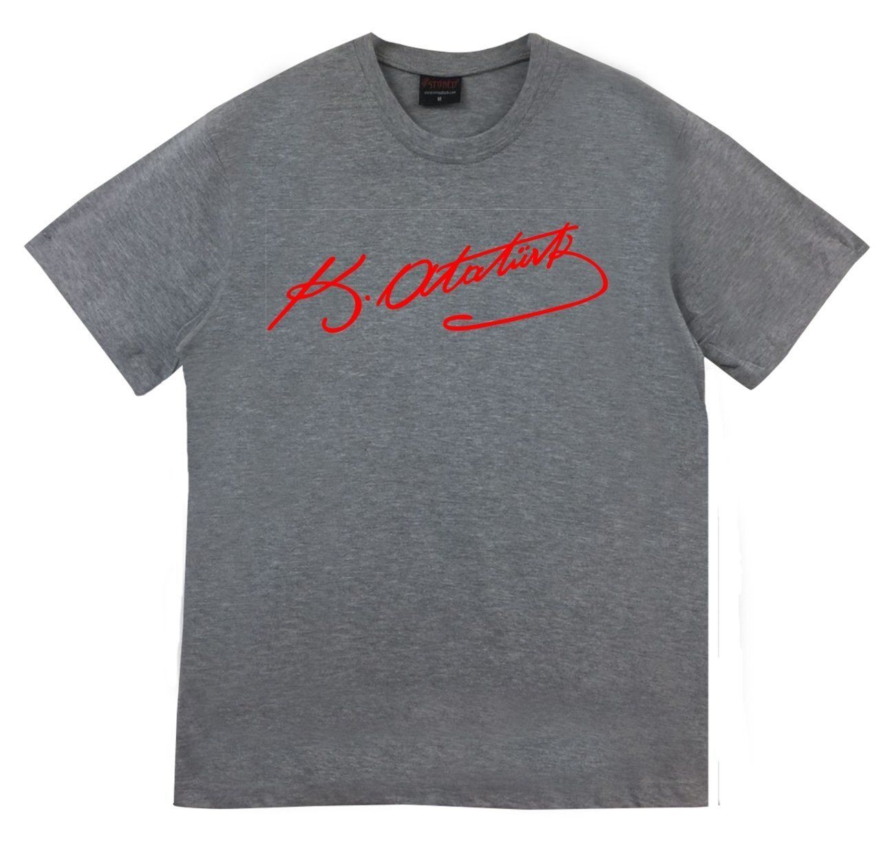 Gazi Mustafa Kemal Atatürk Baskılı T-shirt