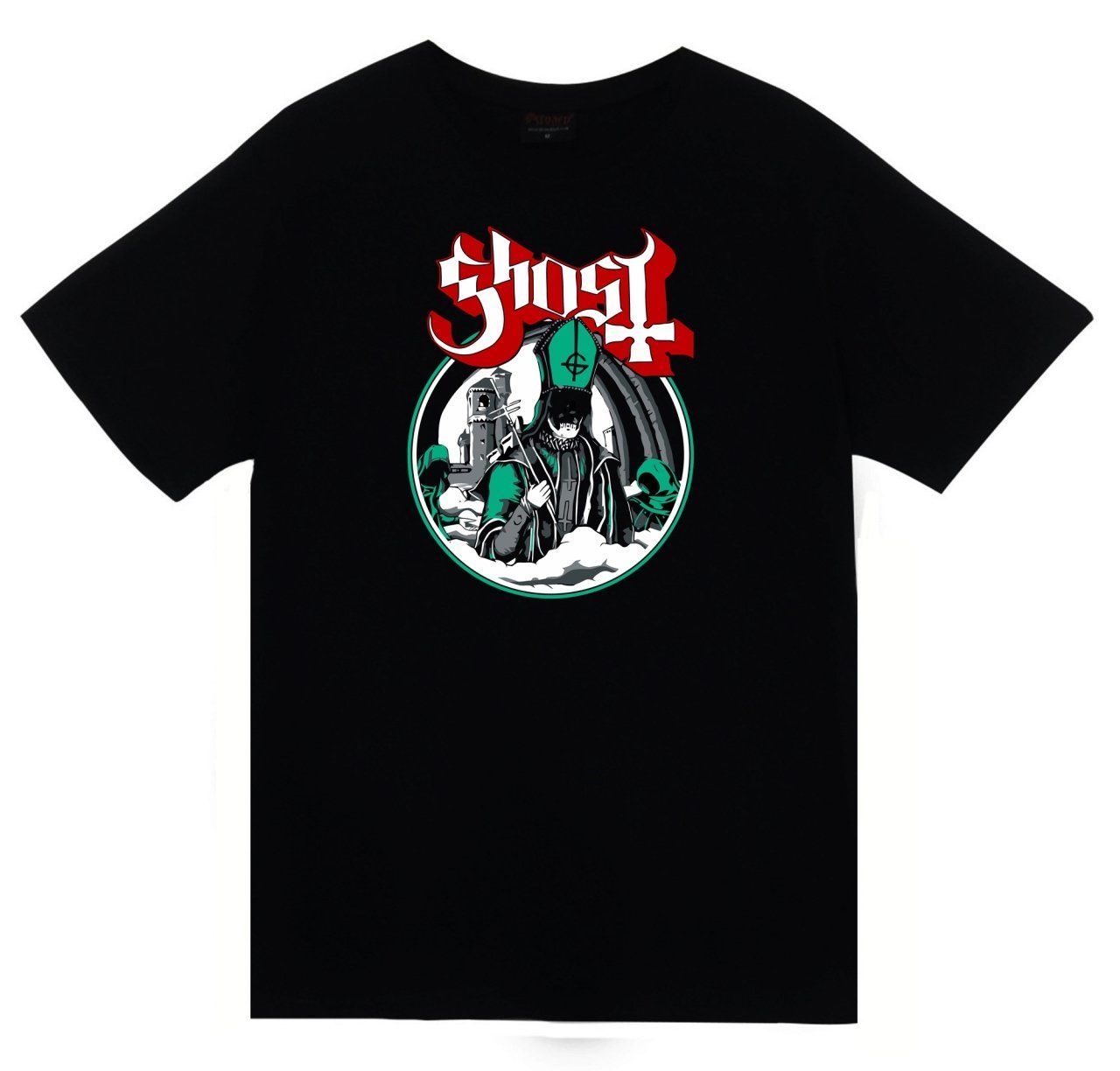 Ghost Baskılı T-shirt