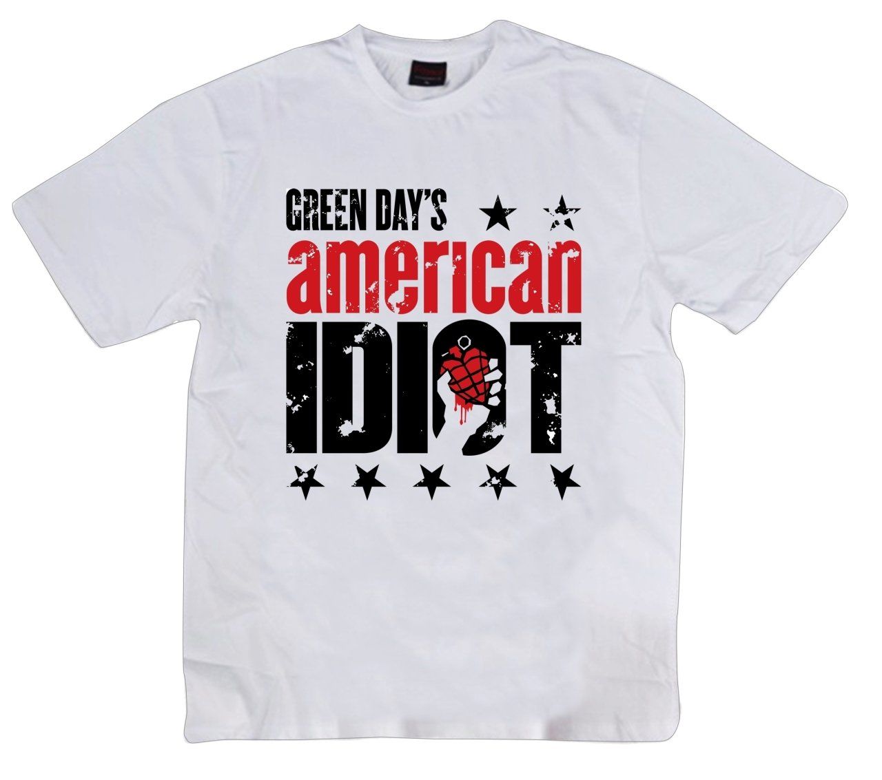 Green Day Baskılı T-shirt