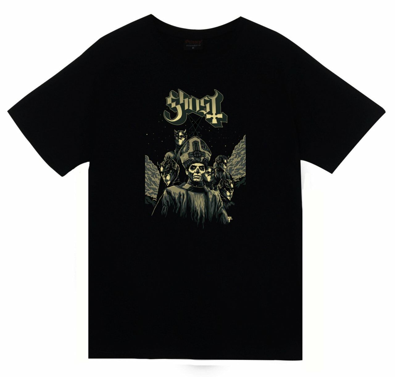 Ghost Baskılı T-shirt