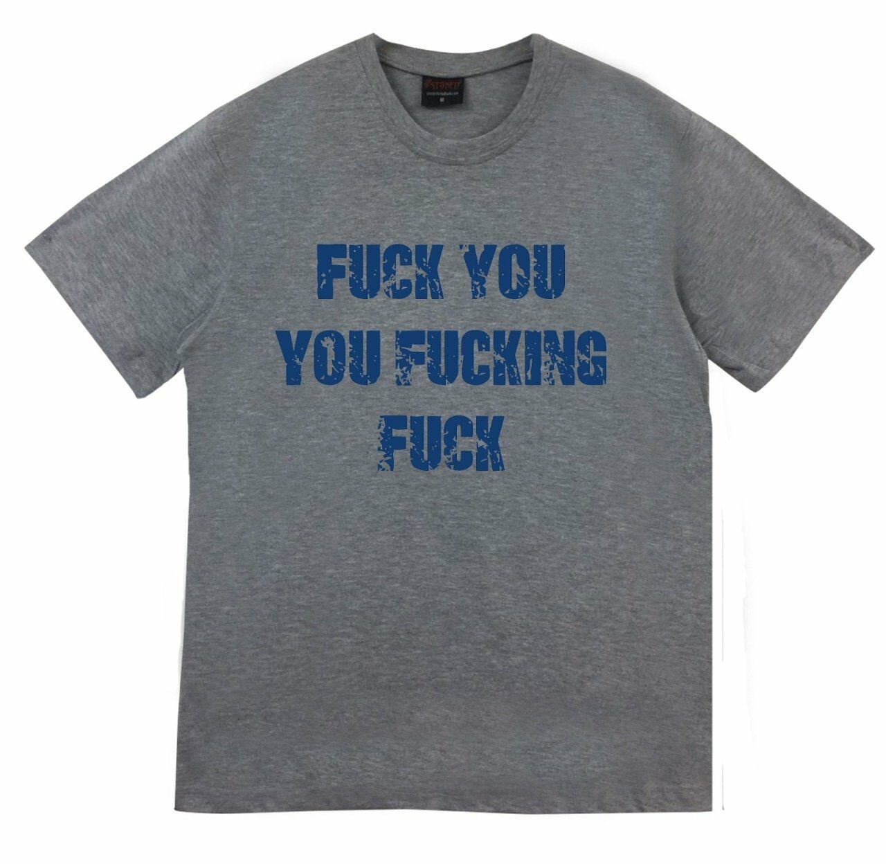FUCK YOU YOU FUCKING FUCK Baskılı T-shirt BEYAZ - L