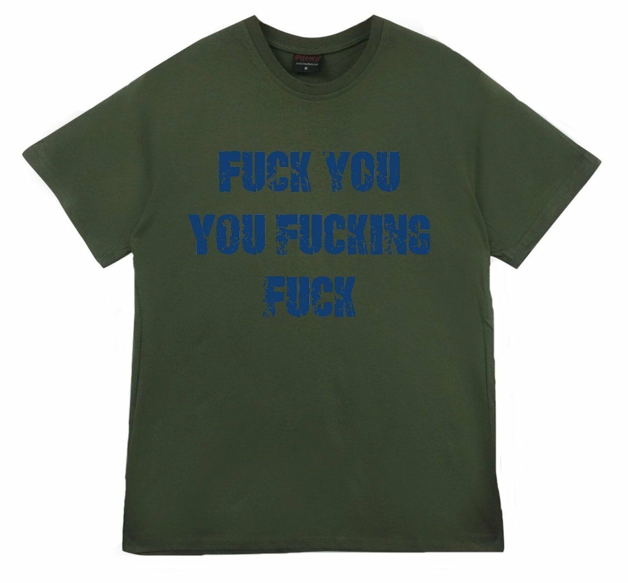 FUCK YOU YOU FUCKING FUCK Baskılı T-shirt BEYAZ - L