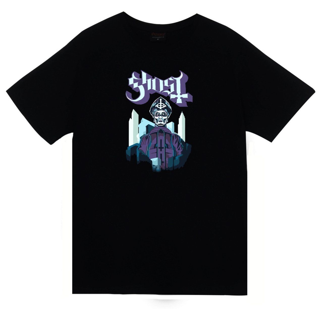 Ghost Baskılı T-shirt