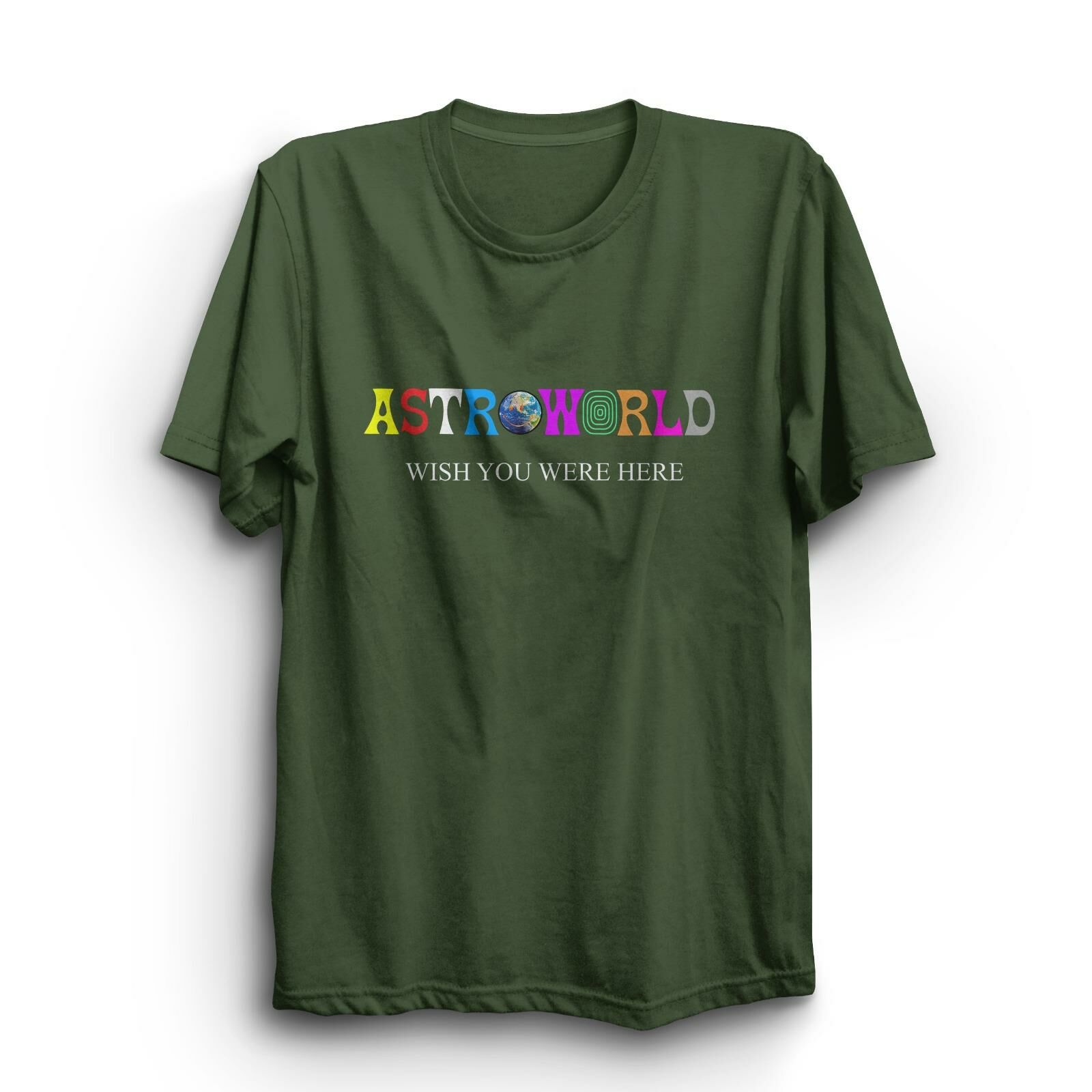 Travis Scott Astroworld Baskılı Tshirt