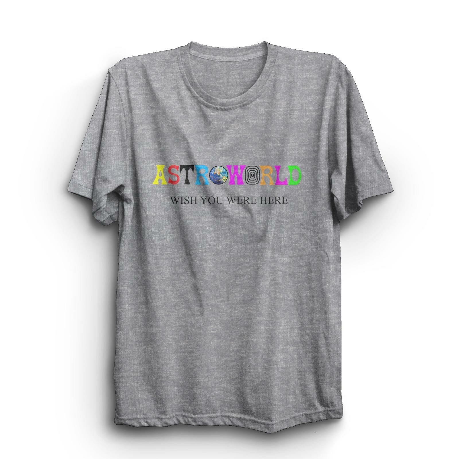 Travis Scott Astroworld Baskılı Tshirt