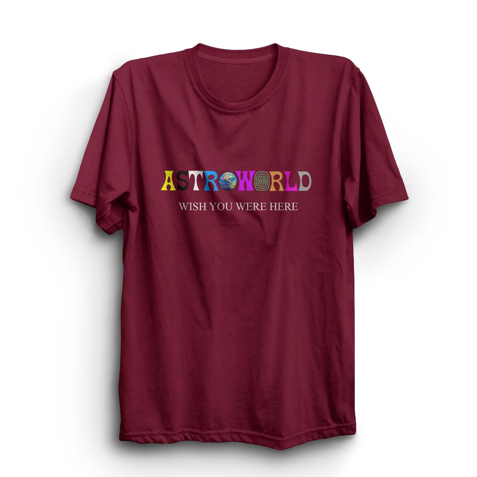 Travis Scott Astroworld Baskılı Tshirt