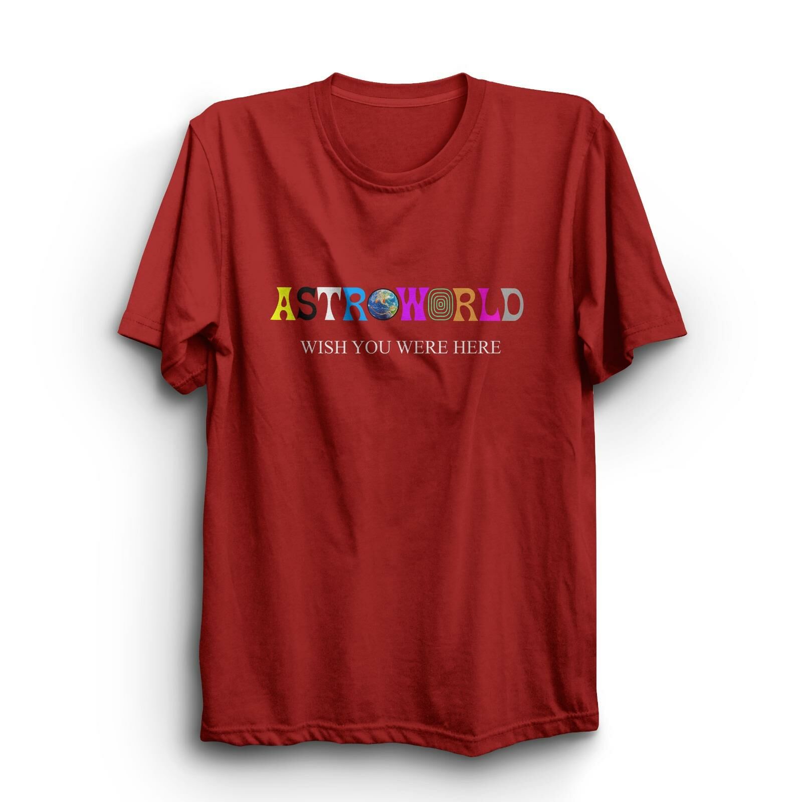 Travis Scott Astroworld Baskılı Tshirt