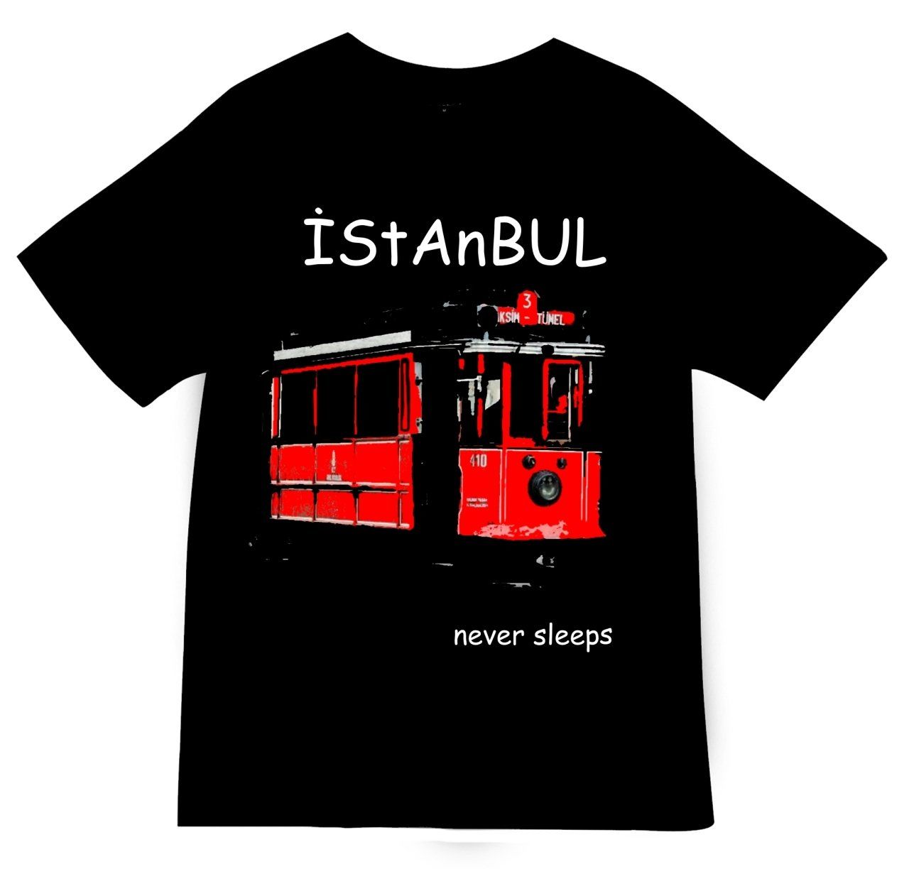 İstanbul Baskılı T-shirt