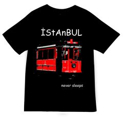İstanbul Baskılı T-shirt