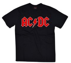 Ac-Dc Baskılı T-shirt SİYAH - S