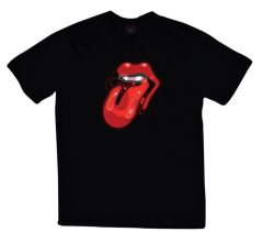The Rolling Stones Baskılı T-shirt