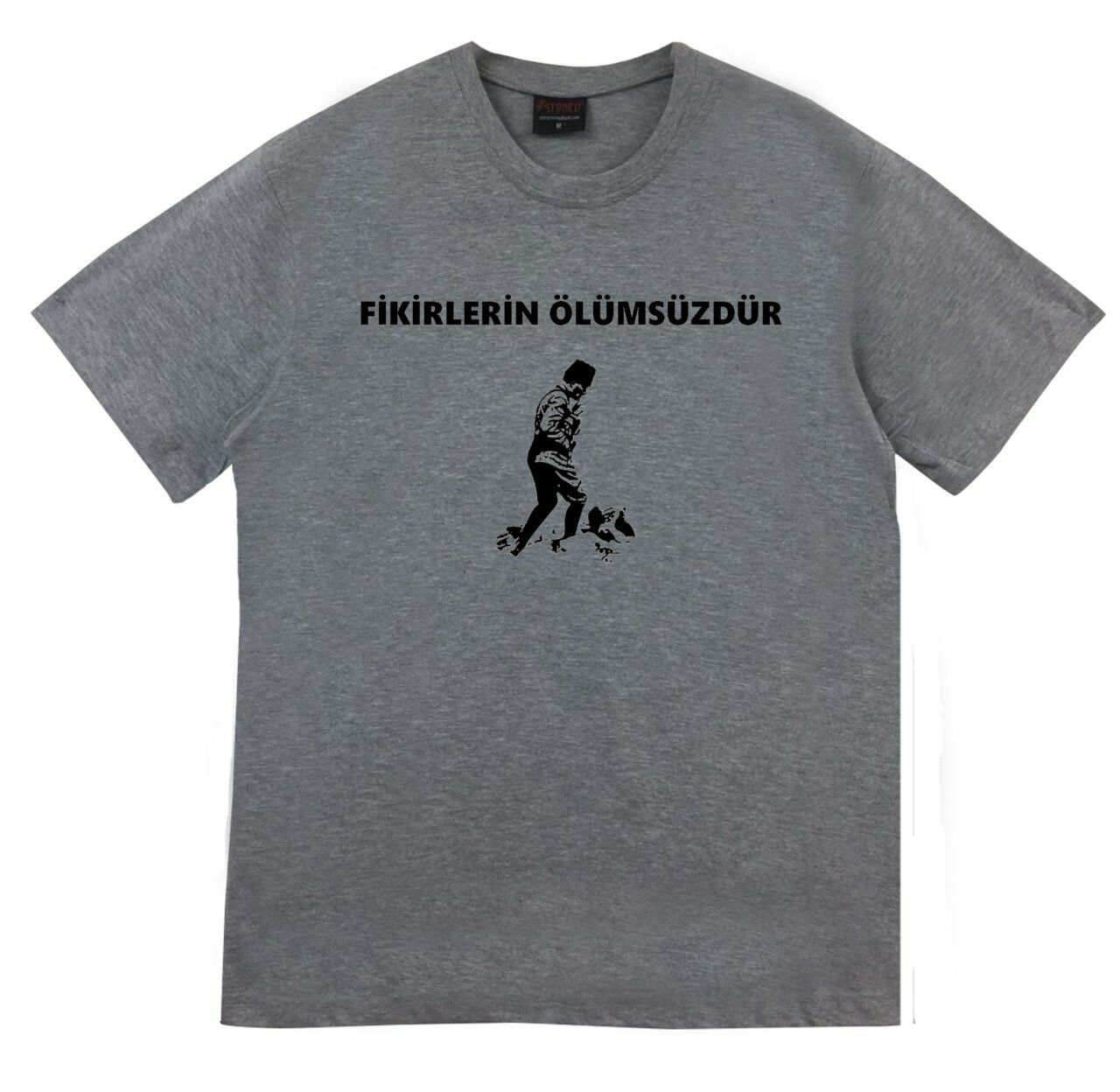 Gazi Mustafa Kemal Atatürk Baskılı T-shirt