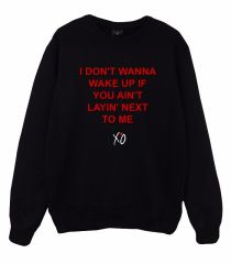 THE WEEKND STARBOY Baskılı Sweatshirt