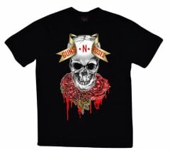 Guns N Roses Baskılı T-shirt
