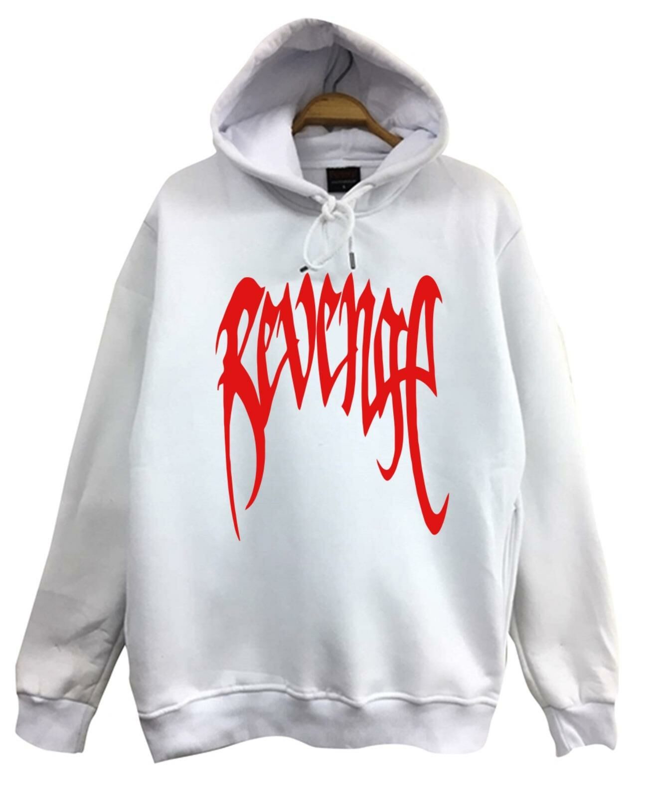 XXXtentacion Revenge Bask l Kapu onlu Sweatshirt M BEYAZ