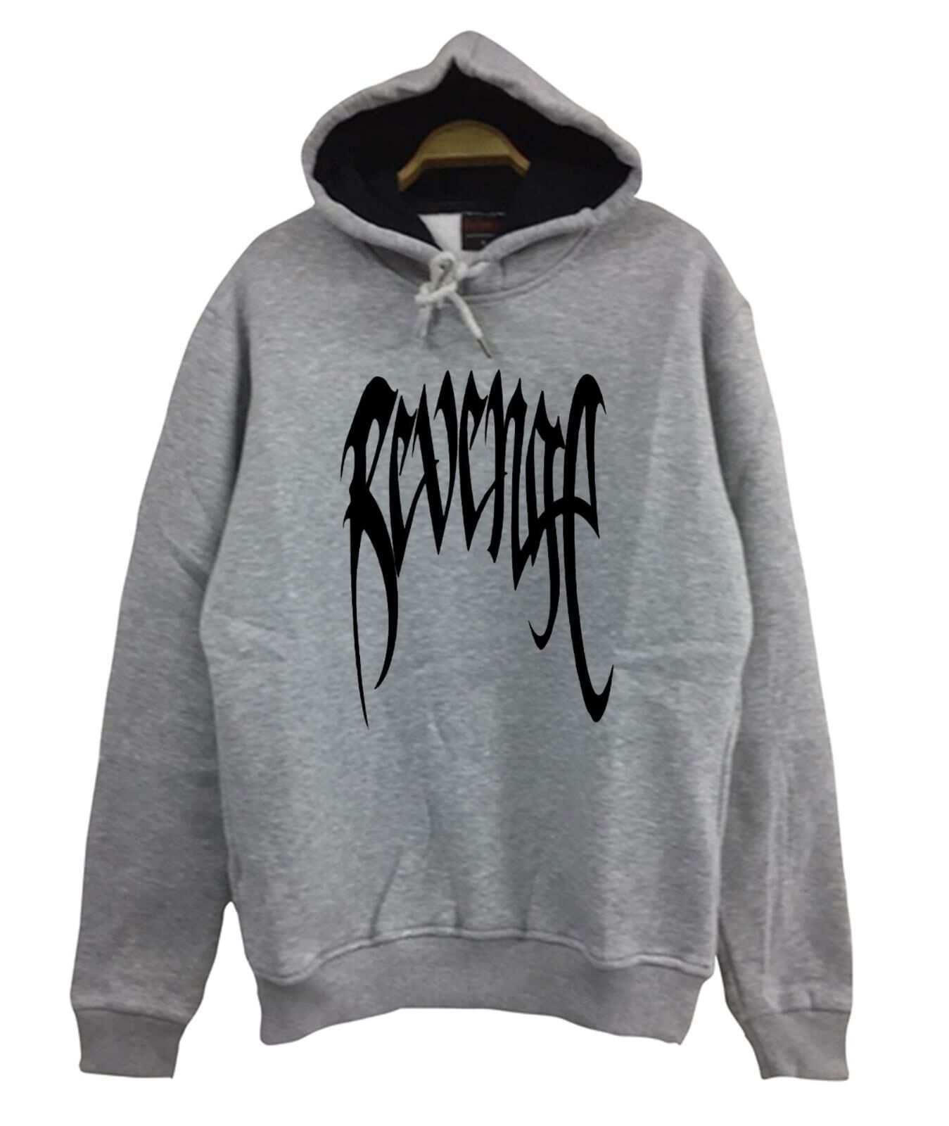 XXXtentacion Revenge Baskılı Kapüşonlu Sweatshirt