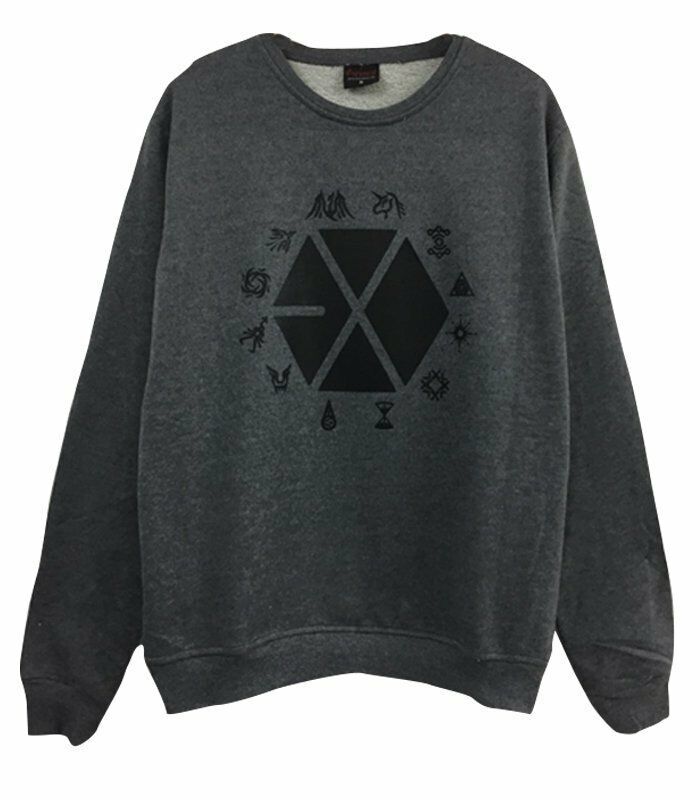 EXO  Baskılı Sweatshirt