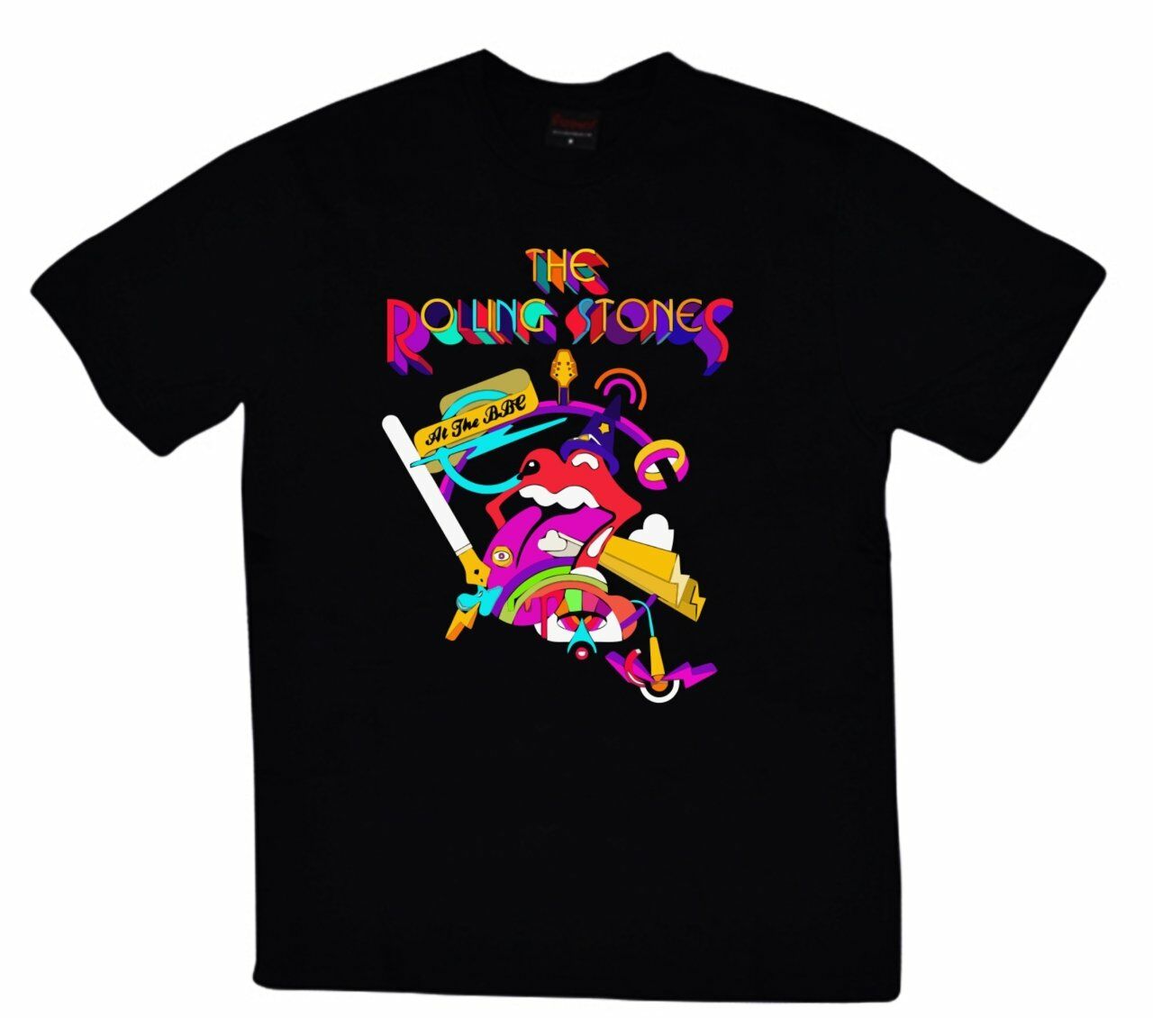 The Rolling Stones Baskılı T-shirt