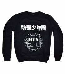 Bts Baskılı Sweatshirt