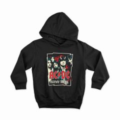 Acdc Özel Tasarım Kapüşonlu Unisex Sweatshirt