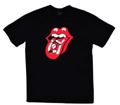The Rolling Stones Baskılı T-shirt