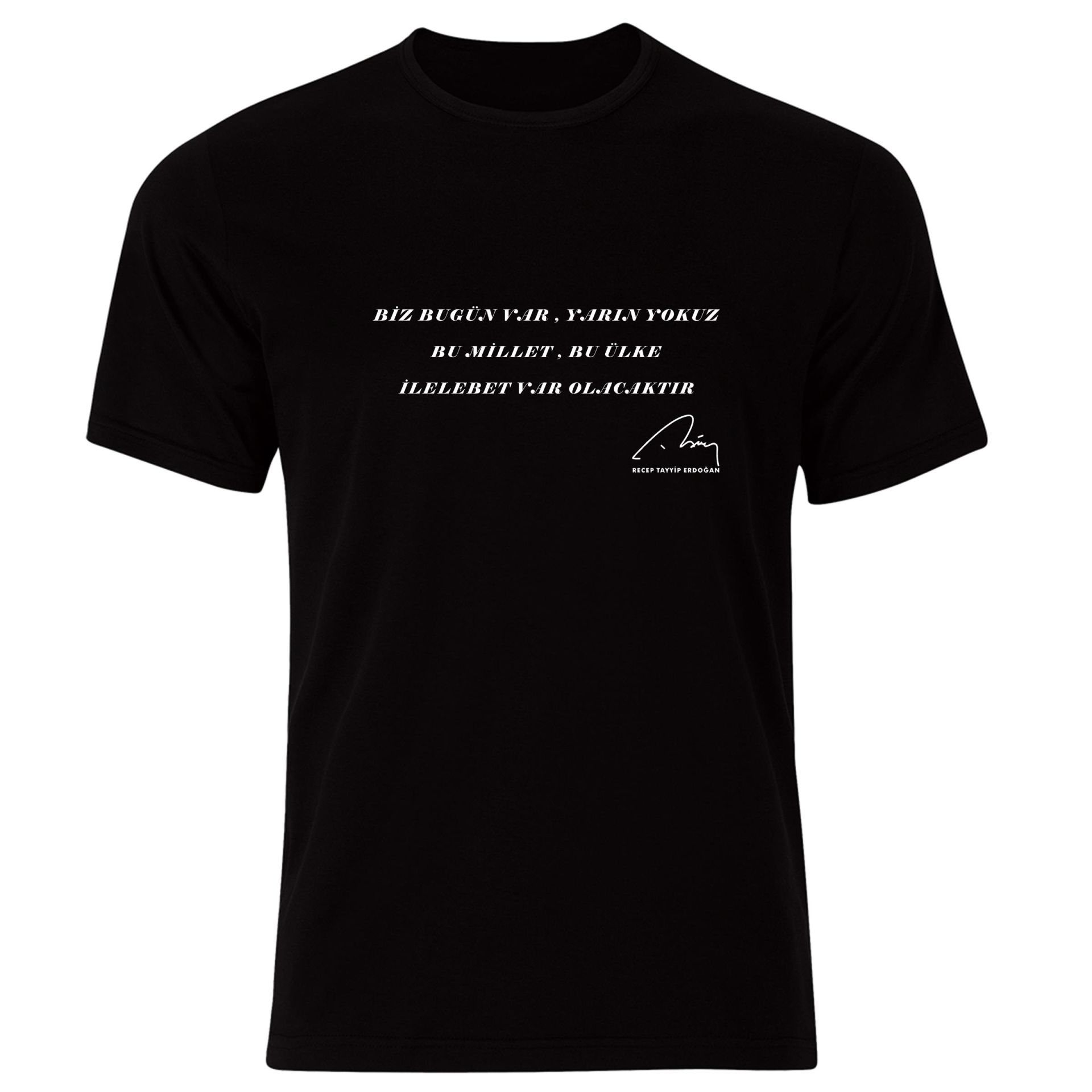 Recep Tayyip Erdoğan Baskılı T-shirt