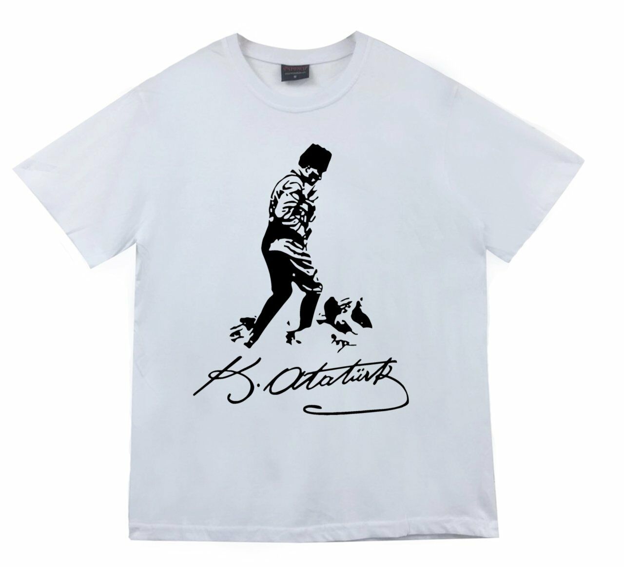 Gazi Mustafa Kemal Atatürk Baskılı T-shirt