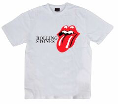 The Rolling Stones Baskılı T-shirt