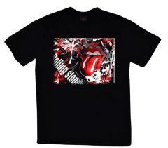 The Rolling Stones Baskılı T-shirt