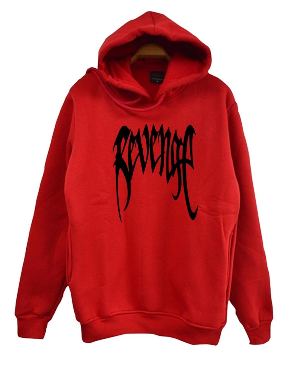 XXXtentacion Revenge Bask l Kap onlu Sweatshirt S KIRMIZI