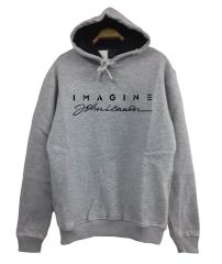 John Lennon Baskılı Kapüşonlu Sweatshirt
