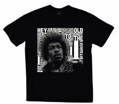 Jimi Hendrix Baskılı T-shirt