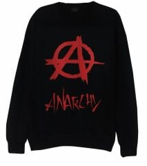 ANARCHY Baskılı Sweatshirt