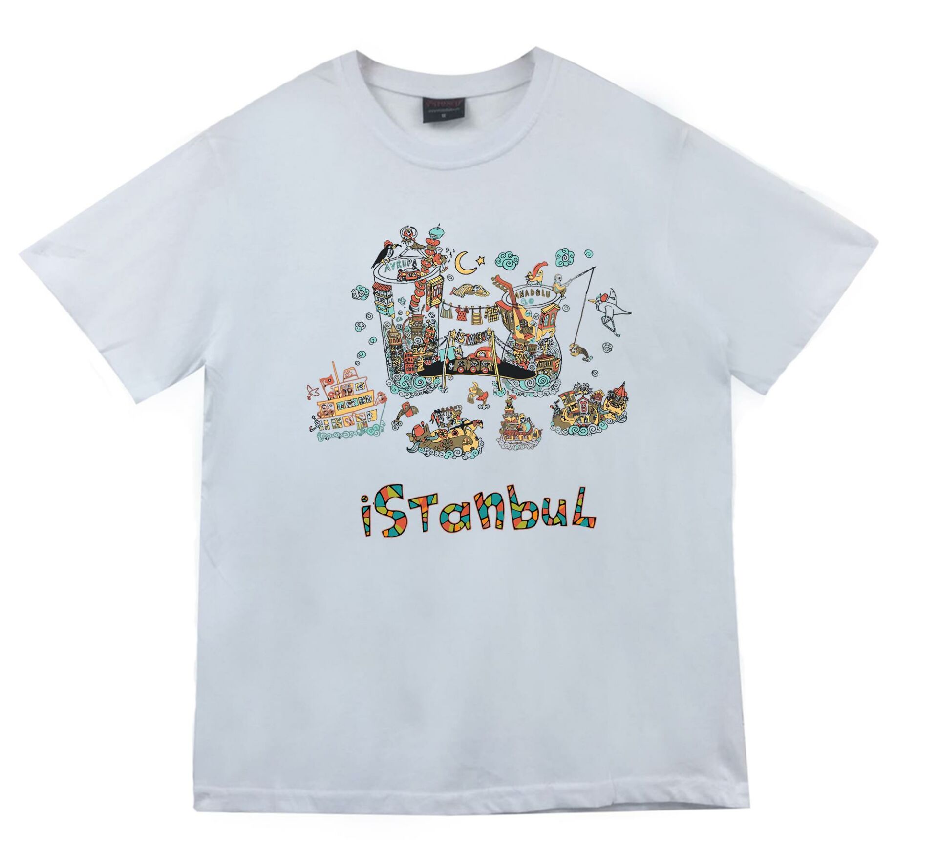 İstanbul Baskılı T-shirt
