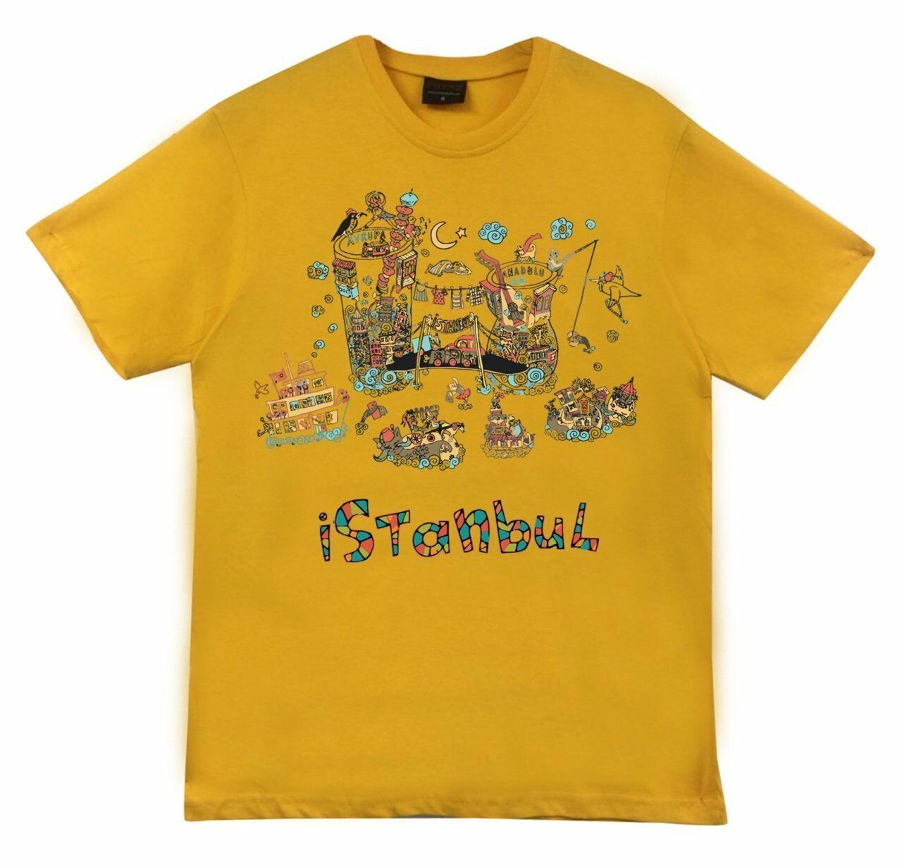 İstanbul Baskılı T-shirt