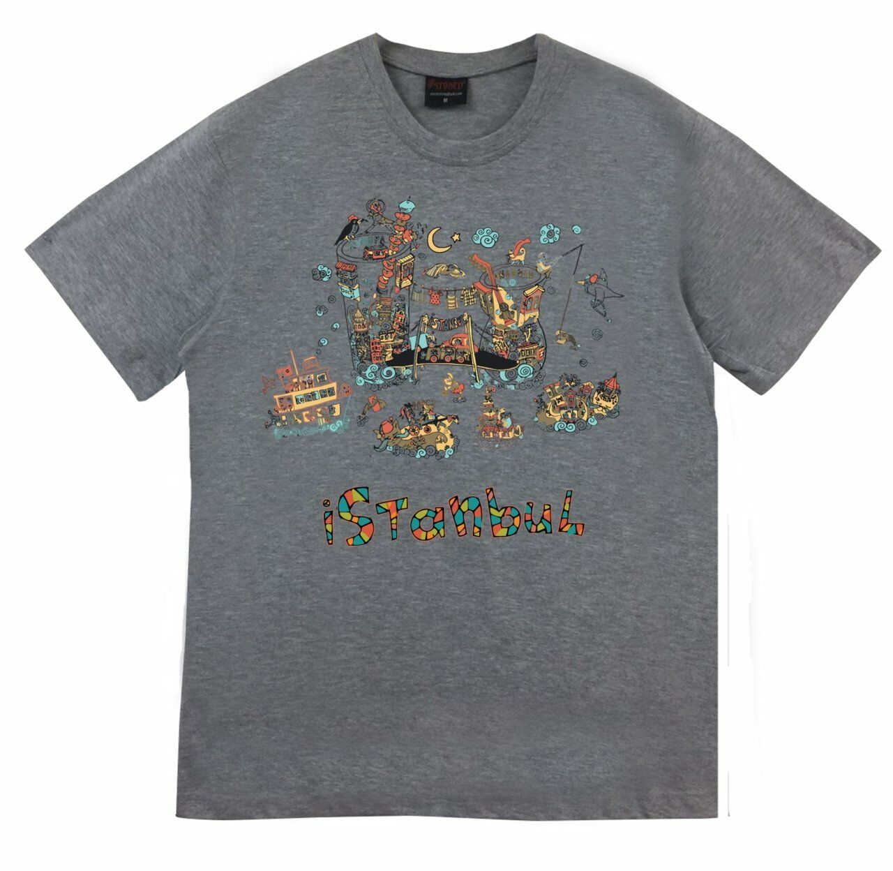 İstanbul Baskılı T-shirt