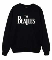 The Beatles Baskılı Sweatshirt