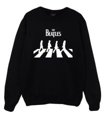 The Beatles Baskılı Sweatshirt