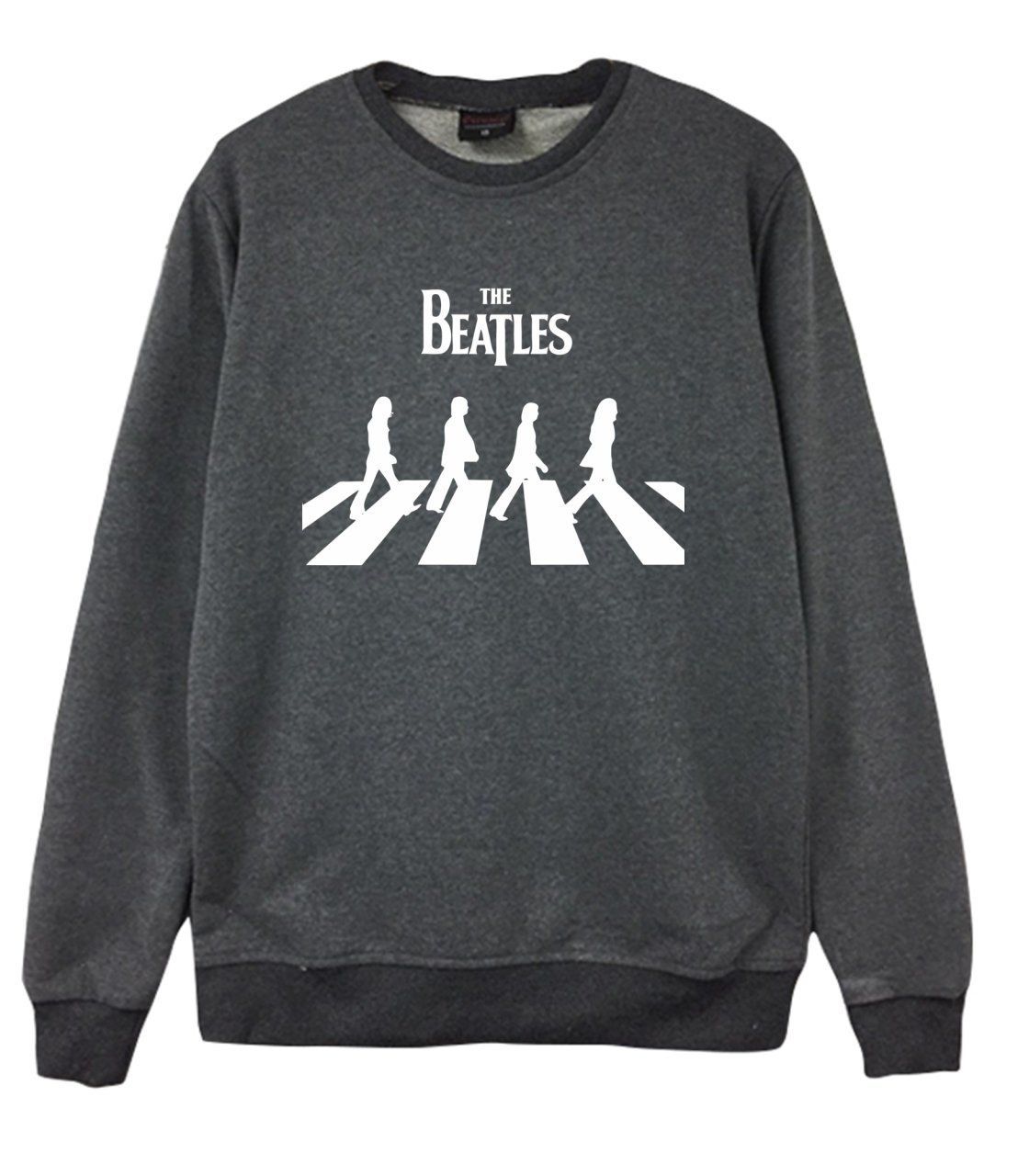 The Beatles Baskılı Sweatshirt