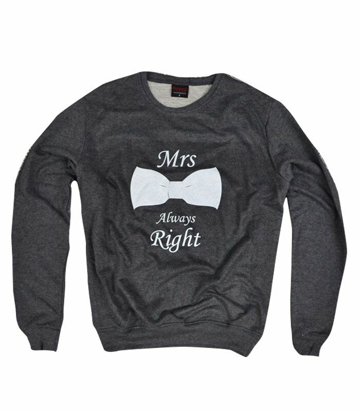 MRS ALWAYS RIGHT Baskılı Sweatshirt