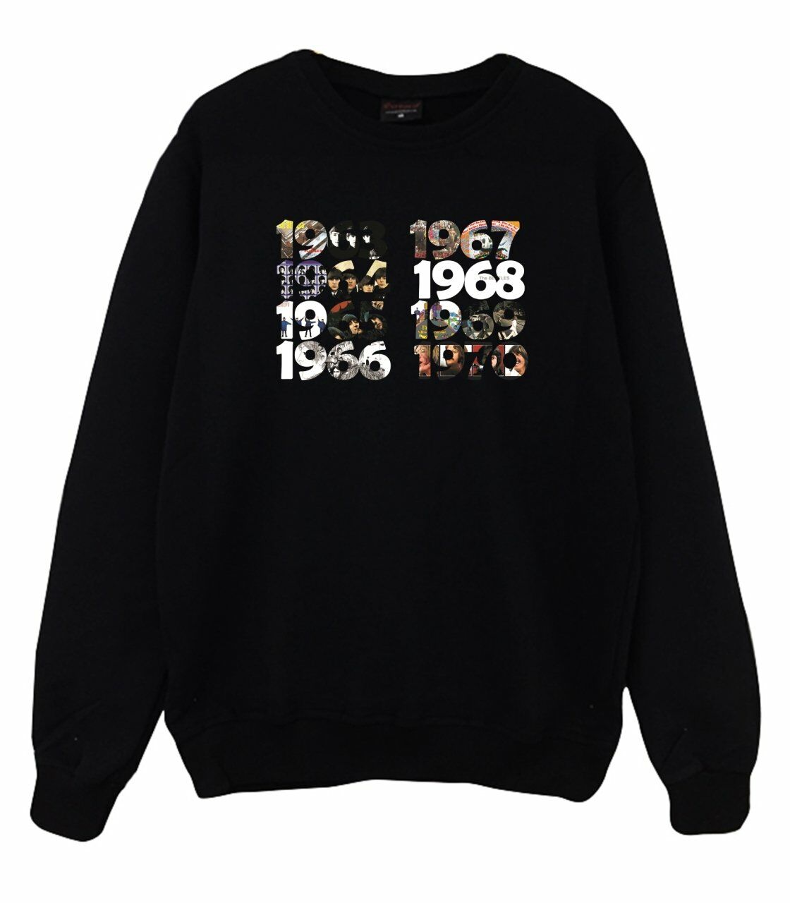 The Beatles Baskılı Sweatshirt
